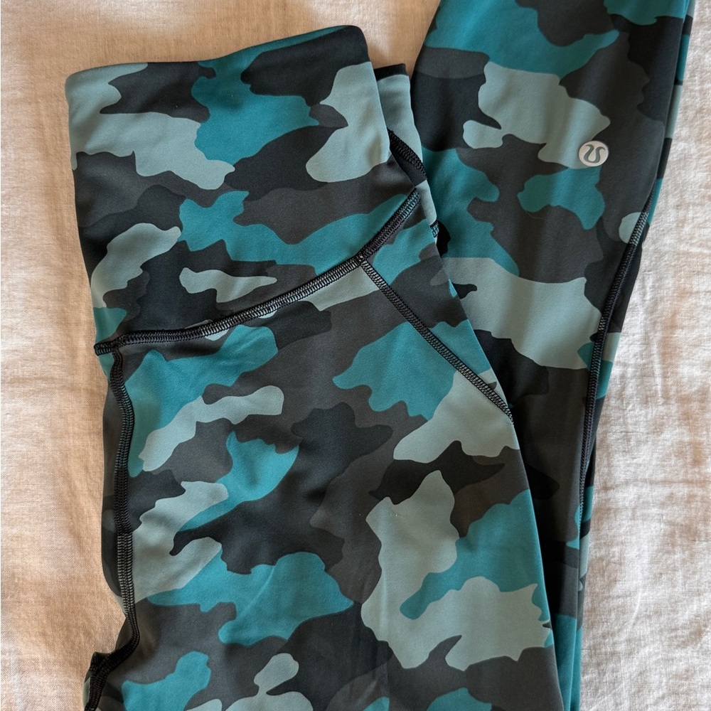 Lululemon Athletica Camo Leggings